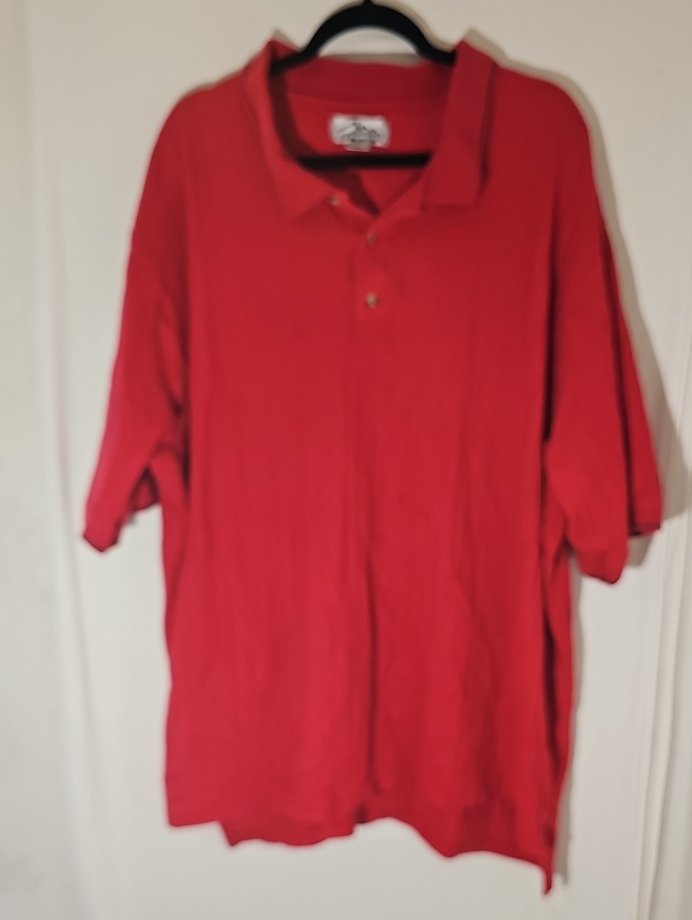 Men’s Red Polo Shirt with Classic Collar